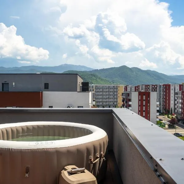 Skylark - Vancouver Penthouse Premium with Jacuzzi and Panoramic View, hotel in Braşov