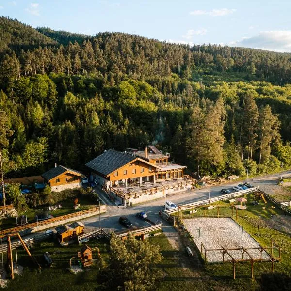 Ranč Podlesok, hotell sihtkohas Hrabušice
