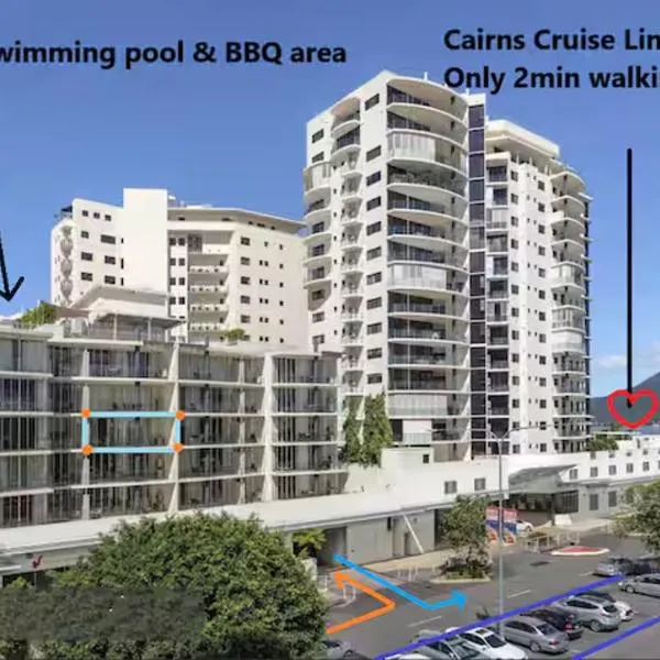 City Quays Private Apartments - Best CBD Location & Comfort, hotell i Cairns