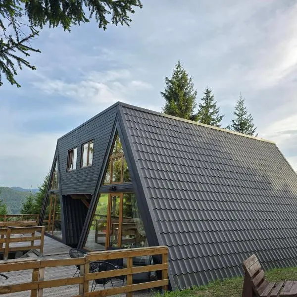 Cabane A-frame CeziAde Tihuta, hotel v destinaci Piatra Fantanele