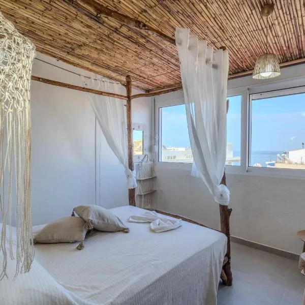 Christos studios and family apartments, hotel en Vrachonisída touArchangélou