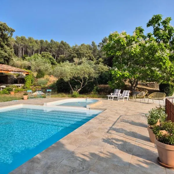 Gîtes Mas des rochers - Romance tropicale avec Spa, hotel v destinácii Le Beausset