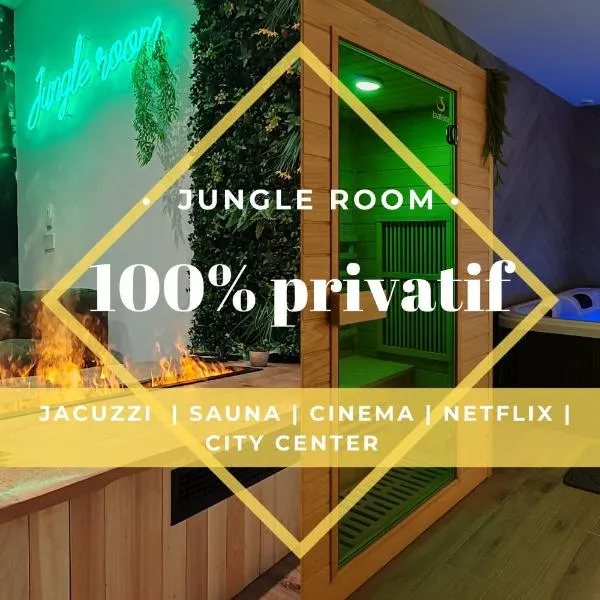Jungle Room - Sauna, Jacuzzi, Cinéma - Hyper Centre, hotel in Troyes