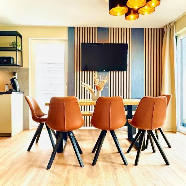 NEU! Design-FeWo Fleesensee, Wallbox, Terrasse, hotel v destinaci Unter Göhren