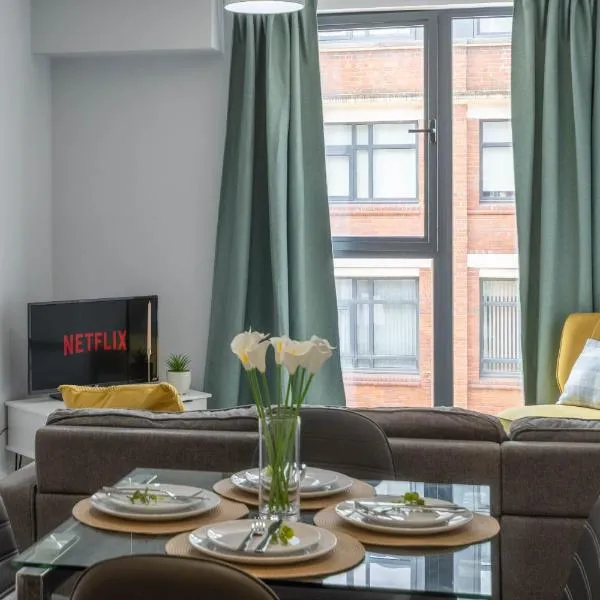 Central Birmingham Apartment 2 Bedrooms, 2 Bathrooms, Stylish Stay, khách sạn ở Birmingham