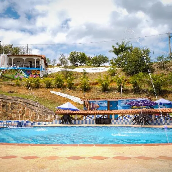 Hotel Hacienda Rincon del Cielo, hotel a Curití