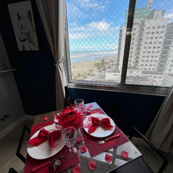 920 Vista Mar - Studio enfrente a Praia - Restaurantes, Padaria e Mercadinho ao lado, Quiosques Bar com música ao vivo