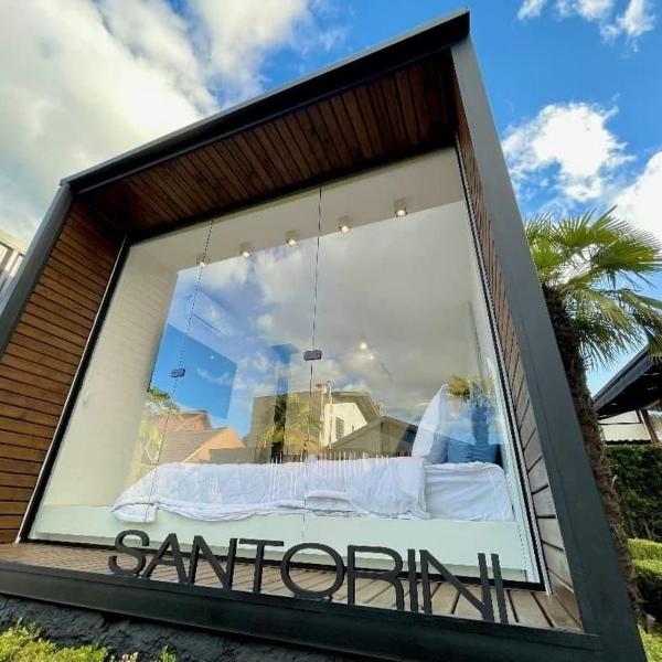 Tiny House Santorini | Gramado | Lareira