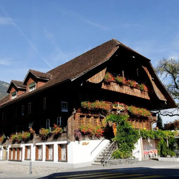 Hotel Restaurant Hirschen, hôtel à Interlaken