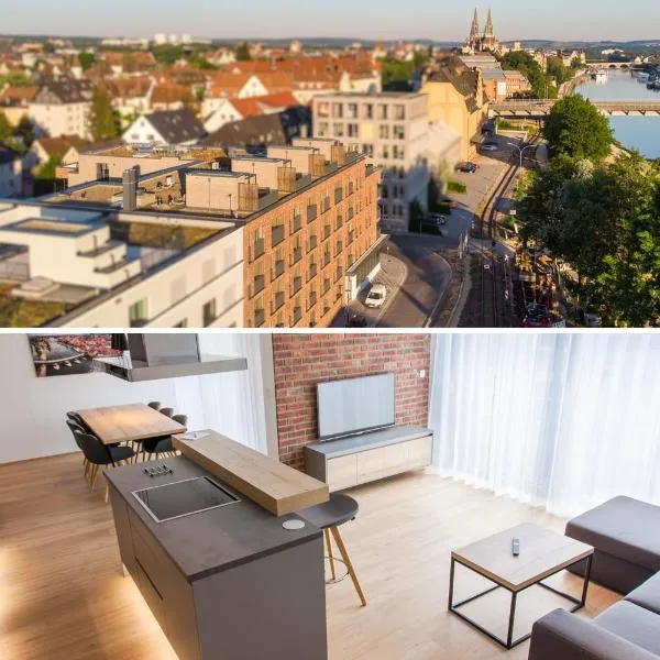 Marina Apartments Regensburg, hotel v Řezně