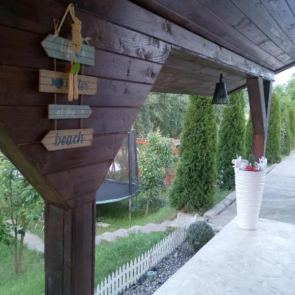 Vila Sabo- Casa de vacanta cu lac de pescuit si ciubar cu hidromasaj, hotel v destinaci Sîntioana