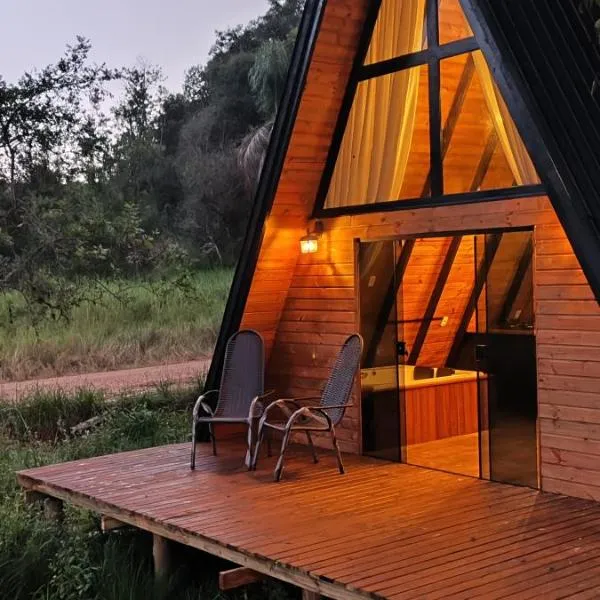 Chalé Riacho - Cabana em Contenda - Chalé romântico com hidromassagem, hotel di Contenda
