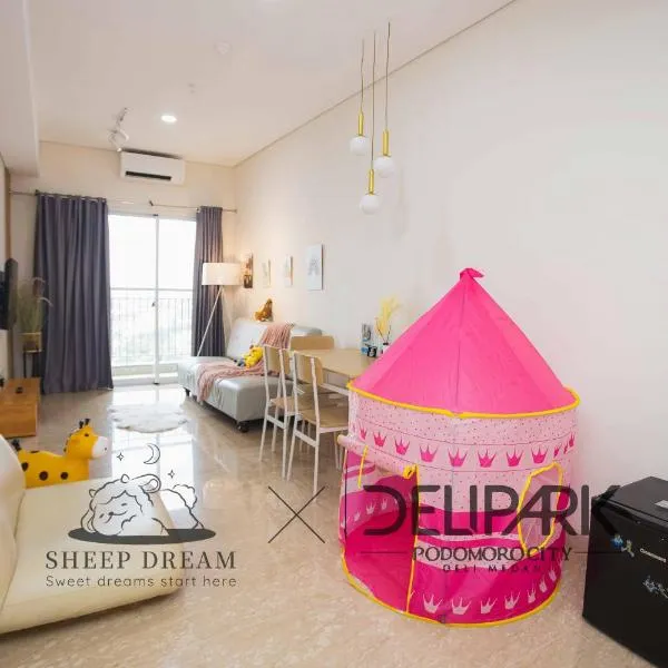Delipark Mall Luas 60Meter 2Kamar Lincoln Lt17, hotel v destinaci Medan