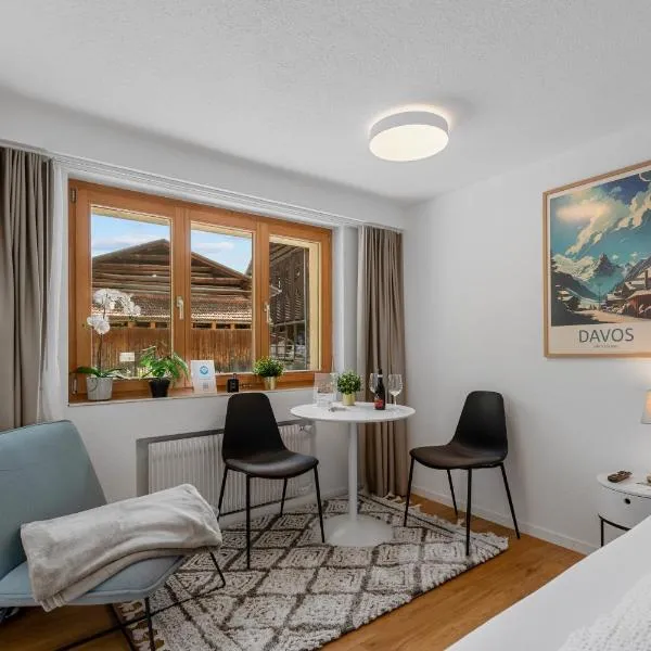 Gemütliche 1 Zimmer Wohnung in Davos Wiesen nähe der Skigebiete Davos, hotel in Wiesen