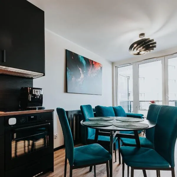 Blue Apartment Portovo w Gdańsku blisko Starego Miasta by Property Kings, khách sạn ở Gdańsk
