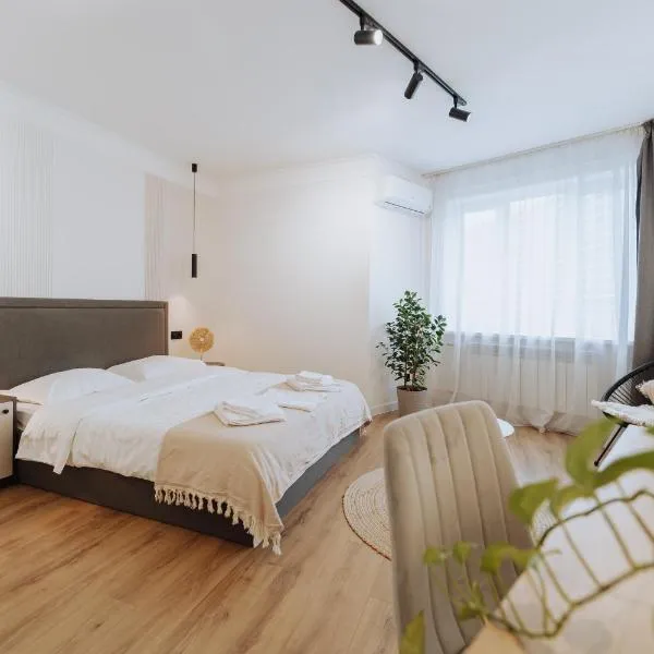 New Renovation 1BR with AC in Rascani, hotel v destinaci Chişinău