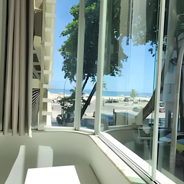 Quadra da praia com vista Mar Copacabana