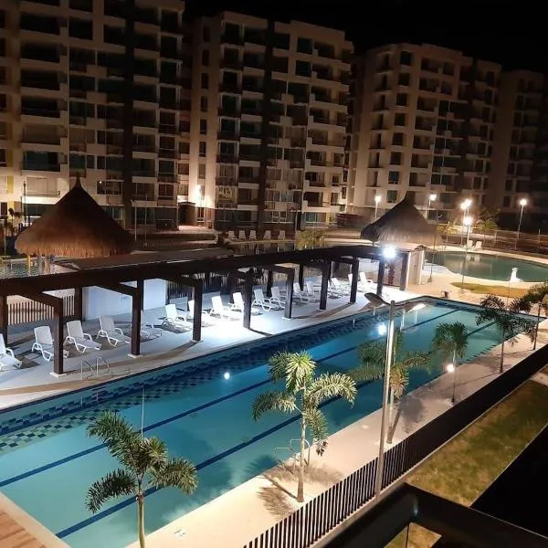 Relajate Club House con Piscina y BBQ，位于里考尔特的酒店