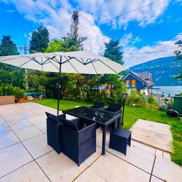 Villa Lakeview Appartment Tomori, hotel in Leissigen