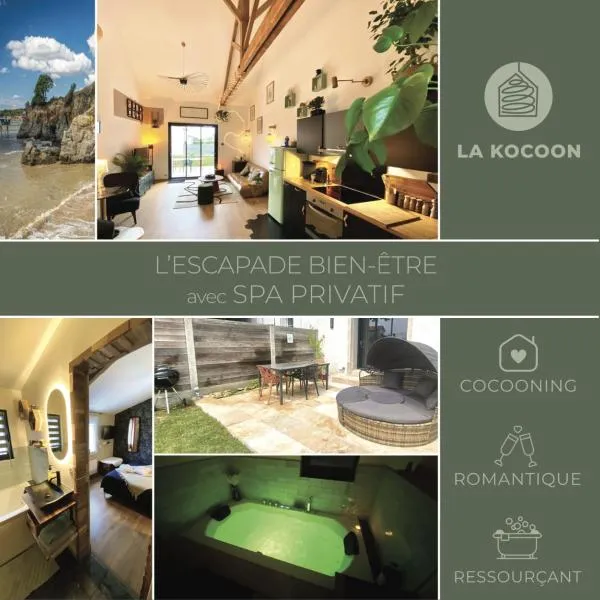 Maison romantique avec Balnéo Duo, hotel v destinácii La Bernerie-en-Retz