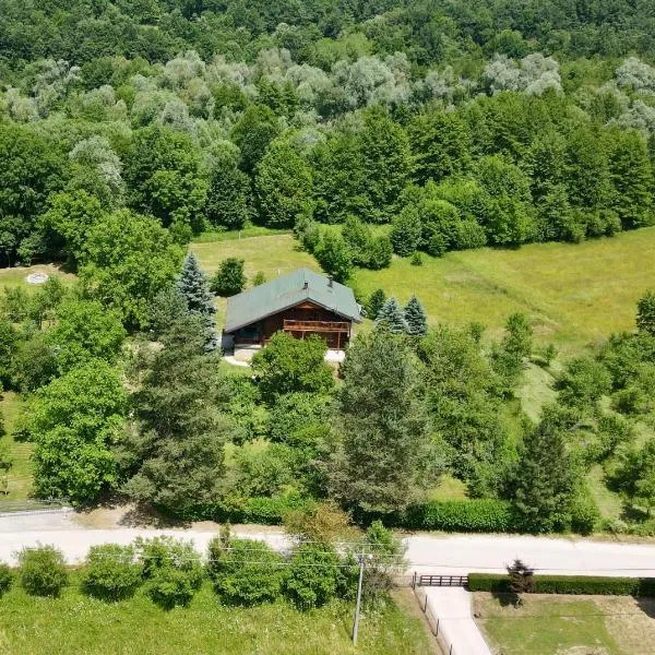 Pine River Dobrenica - 4000 m2 Riverside Estate、ビハチのホテル