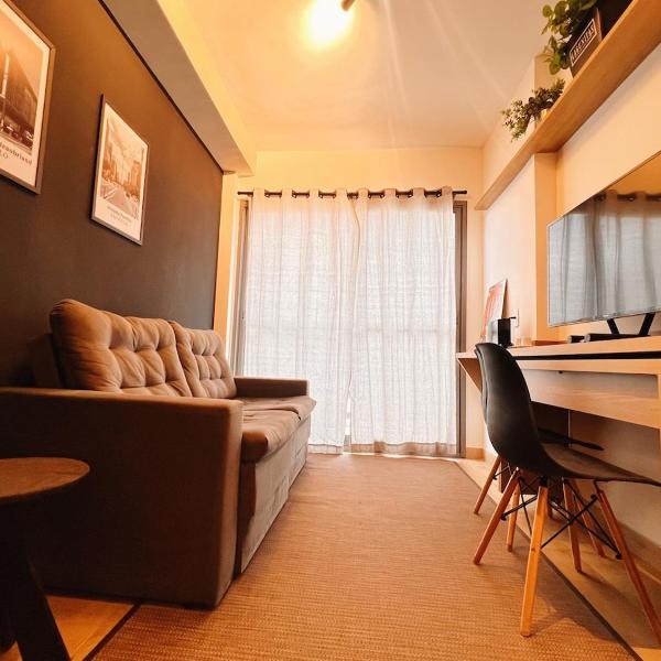 StayBr Itaim - Studio com vista panorâmica e jacuzzi no prédio - Foto 2