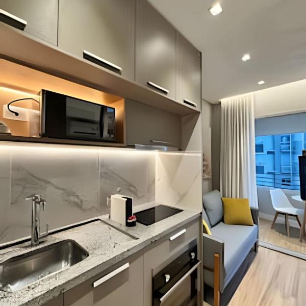 1209 - Studio com garagem, piscina e self check-in - Foto 5