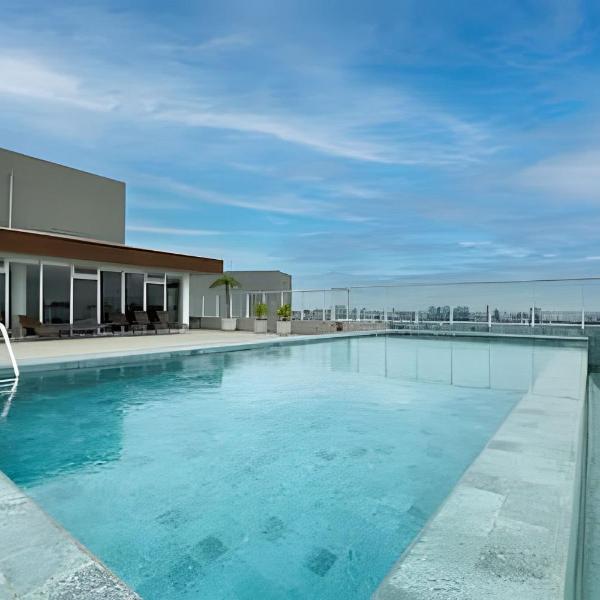 1209 - Studio com garagem, piscina e self check-in - Foto 4