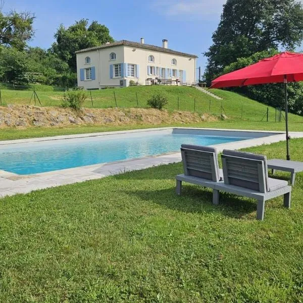 Gîte avec piscine près de Bazas et Langon, hotel u gradu 'Sauviac'