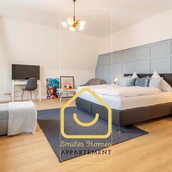 Smiles Homes Appartement 52m2 im Hotel Mauritius - Privatparkplatz kostenfrei, Frühstück buchbar, direkt im Zentrum, hotel v destinaci Crimmitschau