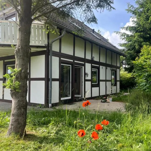 Viesnīca Haus Waldzeit, inclusief bedlinnen handdoeken en eindservice pilsētā Frankenau