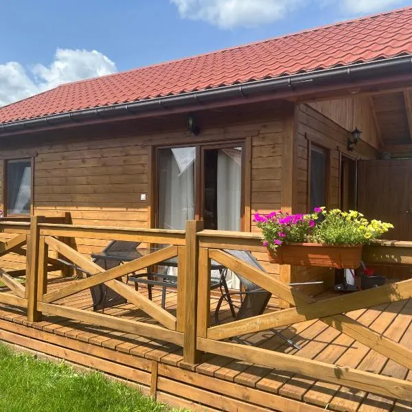 Domki caloroczne z antresola Przytulisko na Mazurach, hotel di Ruciane-Nida
