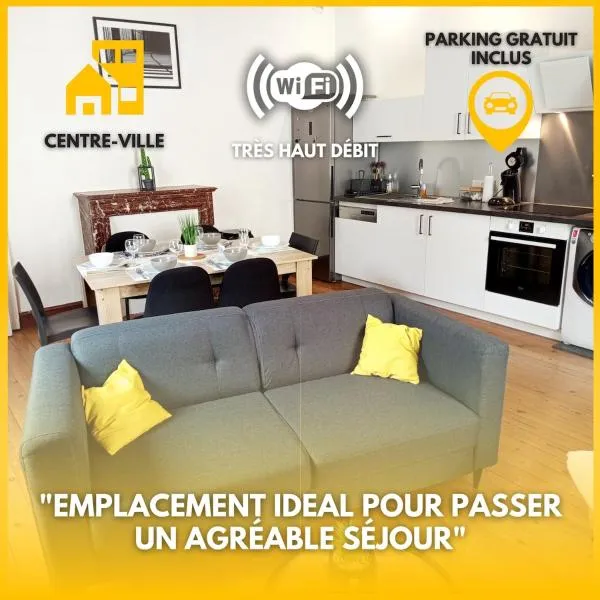 Centralis, 3 Chambres - Parking inclus, hôtel à Cholet