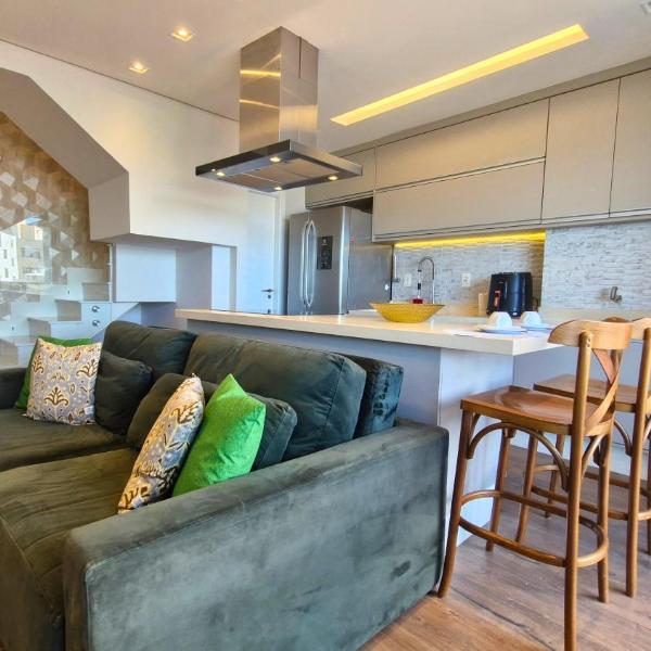 Book Santos Unlimited 905 Duplex com Linda Vista Mar - Foto 5