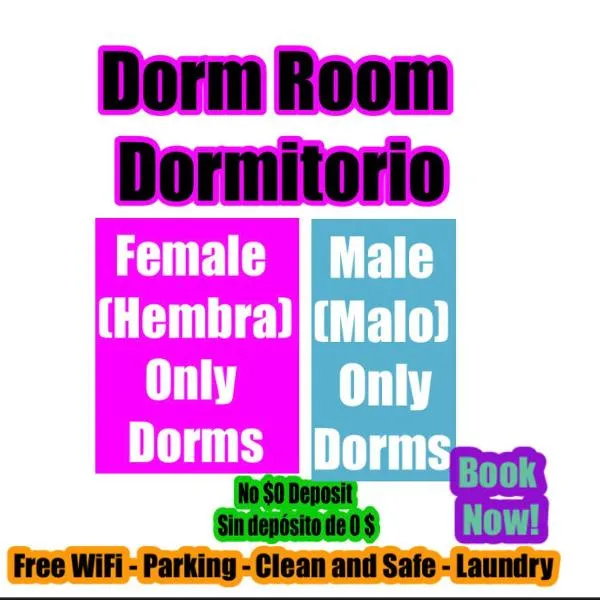 Youth Hostel -Fast Wi-Fi -Free Parking、ダベンポートのホテル
