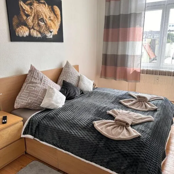 Apartment on Elbe bike path, hotel v destinaci Magdeburk