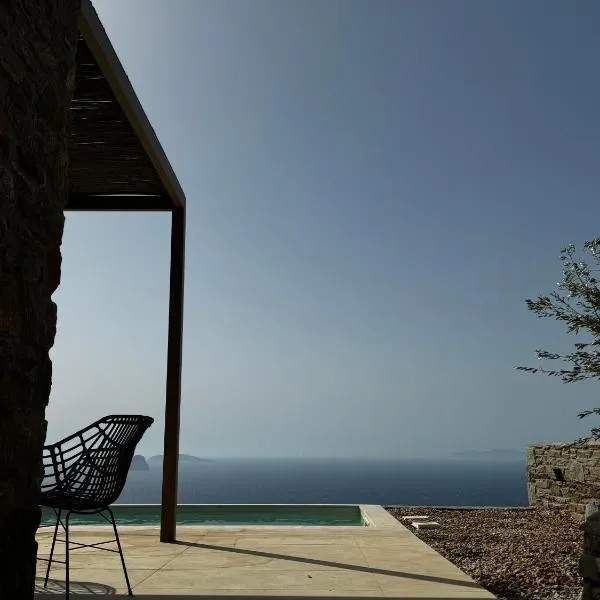 Thermyes Villas 4 with private pool, hotel in Kithnos