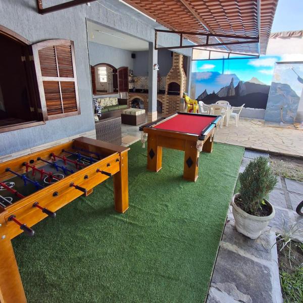 Casa no centro de Guapimirim, ar condicionado, piscina, churrasqueira, tranquilidade