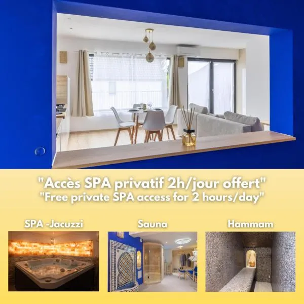 La Palmeraie & SPA Privé - Jacuzzi Hammam Sauna, hotel u gradu 'Mittelhausbergen'
