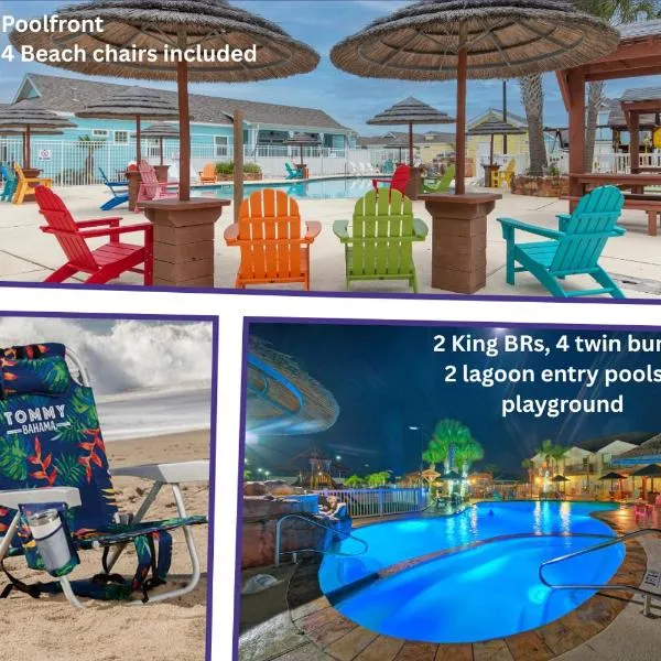 Pirates Bay #118 The LUV Shack poolfront townhome, hotel v destinaci Port Aransas
