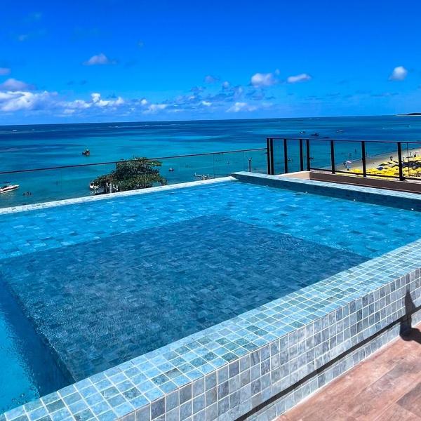Apartamento com Varanda na Beira-Mar de Tamandaré