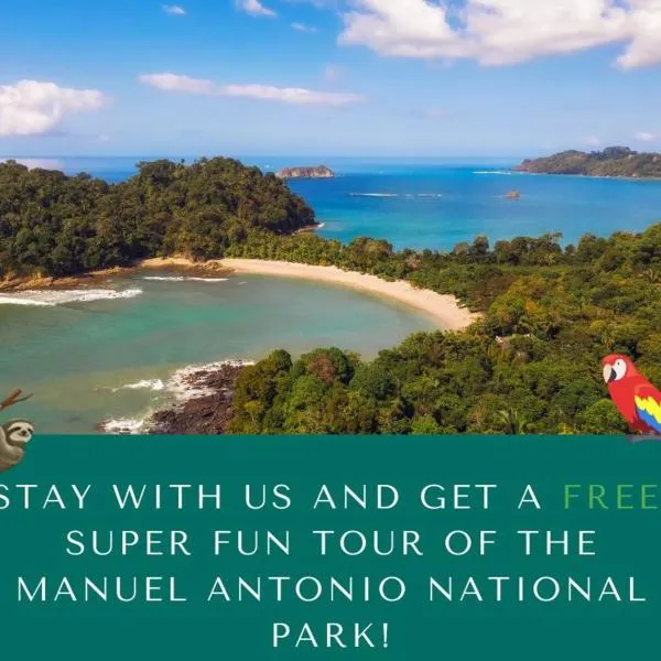 Zen Zaru Free MA park tour & breakfast, hotel v destinaci Quepos