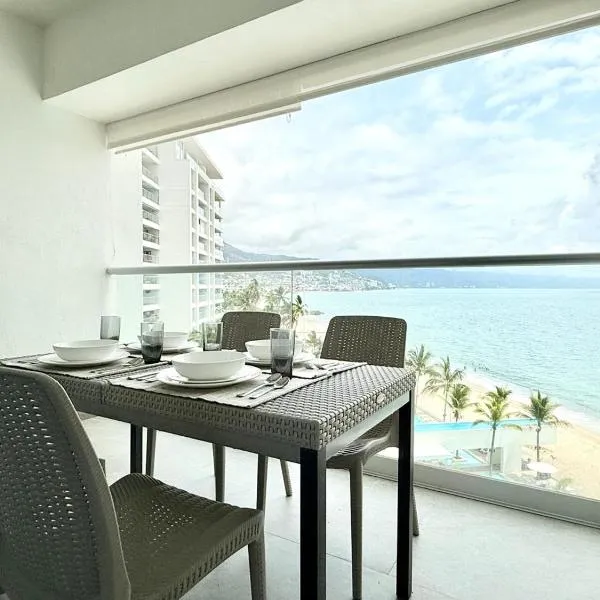 Beachfront family friendly 1 bdr NT505，位于巴亚尔塔港的酒店