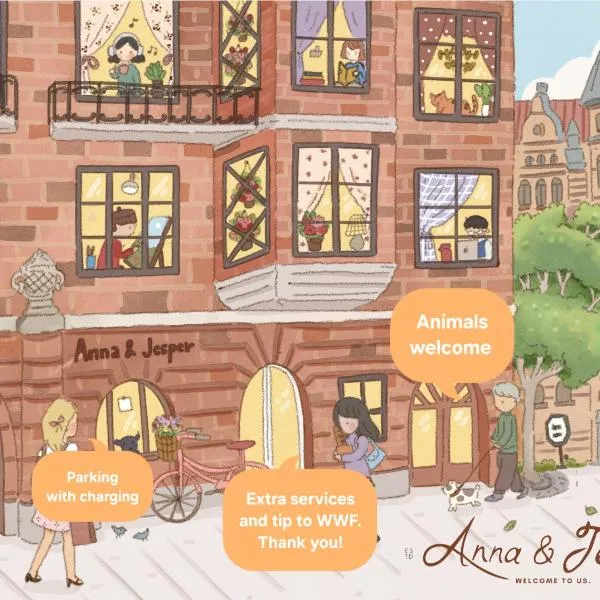 OW, by A&J - Familj & Bilen & Hunden - Liseberg & Avenyn!, hotel v destinaci Gothenburg
