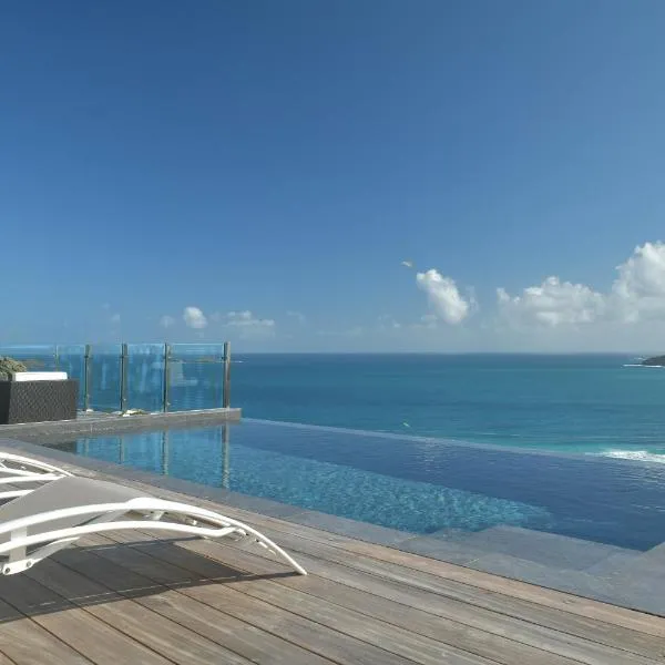 The Place Villa with Incredible Ocean View !!!!、Saint Barthelemyのホテル