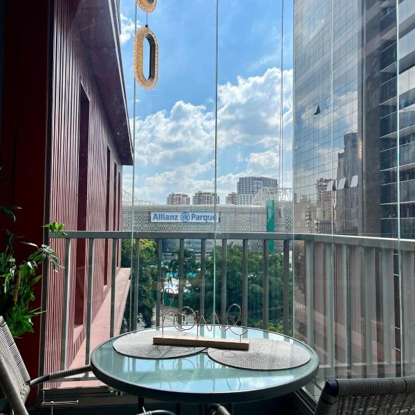 Studio com VarandaI I Vista para o Nubank Parque