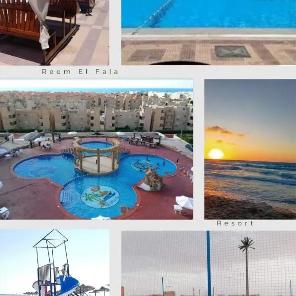 Doblex Beach Chalet with Private Garden in Reem ElFala Resort, hotell i El Alamein