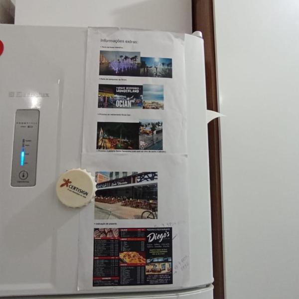 Sacada envidraçada, ar condicionado, wifi, 100m da praia - Foto 5
