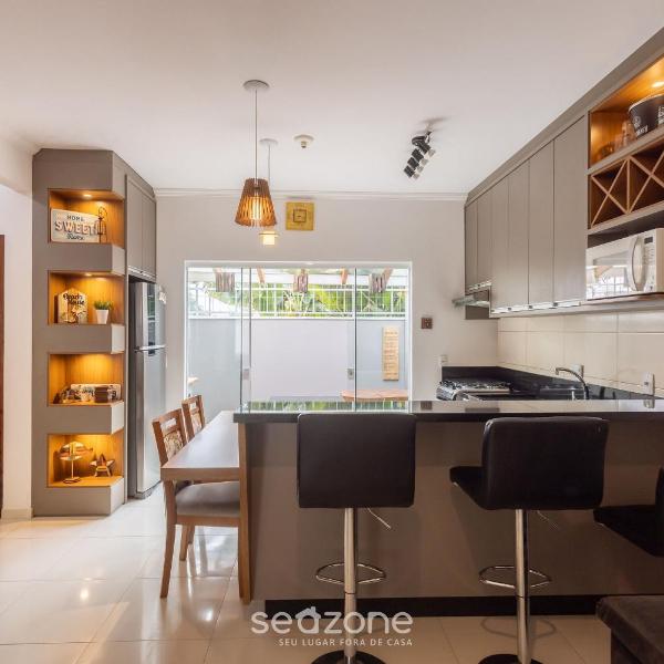 Casa 3Q Churrasq. Garagem 850m da praia RDO0025