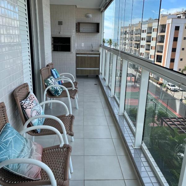 Apto Pisc aquecida Sauna Pé na Areia Bertioga H12